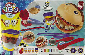 Набір креативної творчості"Master Do"тісто для ліпки Дантист укр.№TMD-12-01U/DankoToys/(4)