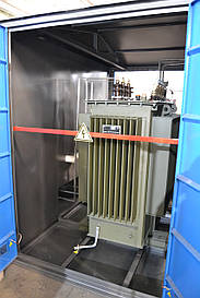 Трансформаторна підстанція КТП прохідна кіоскового типу КТП2-160 кВА без силового трансформатора