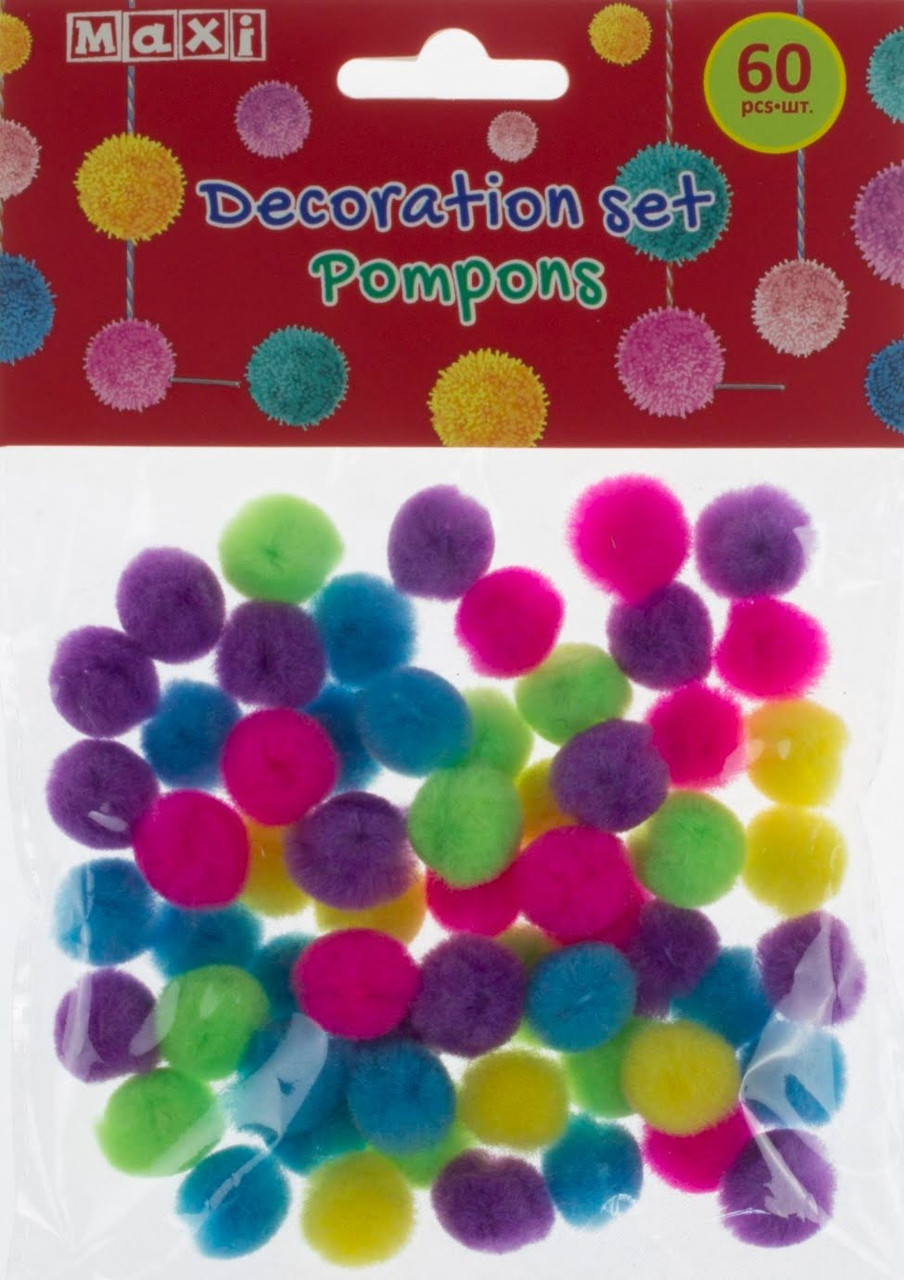 Набір для декорування "Бомбони однокольорові" 15мм акрил №MX61607-04