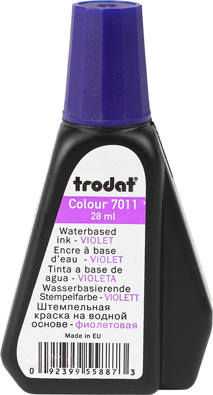 Штемпельна фарба "Trodat" №7011 28мл фіолет.