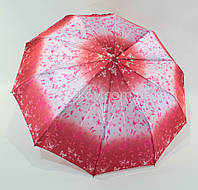 Жіноча парасолька напівавтомат атлас на 10 спиць від фірми "Bellissimo".
