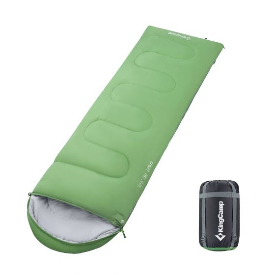 Спальник KingCamp Oasis 250 (KS3121) (green, права)