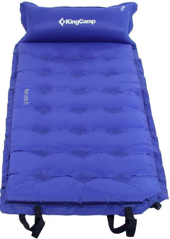 Самонадувний килимок KingCamp Base Camp XL (KM3559) (navy blue)