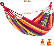 Гамак KingCamp Canvas Нammock (KG3752) (dark red)