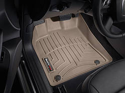 Килими гумові WeatherTech Porsche Macan 2014+ передні бежеві