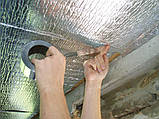 Скотч алюмінієвий (фольгований) посилений армуючої плівкою AL+ PET 100мм (40м), фото 3
