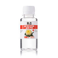 Антисептик для рук H&Q - 100 мл Антисептична обробка шкіри, Гігієнічна дезінфекція рук і шкіри, Руки, Хризантема