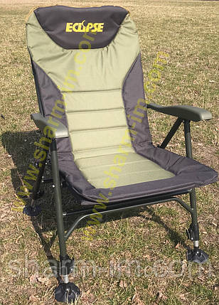 Рибальське коропове крісло Eclipse Comfort ХL 4 ніжки регулюются, фото 1