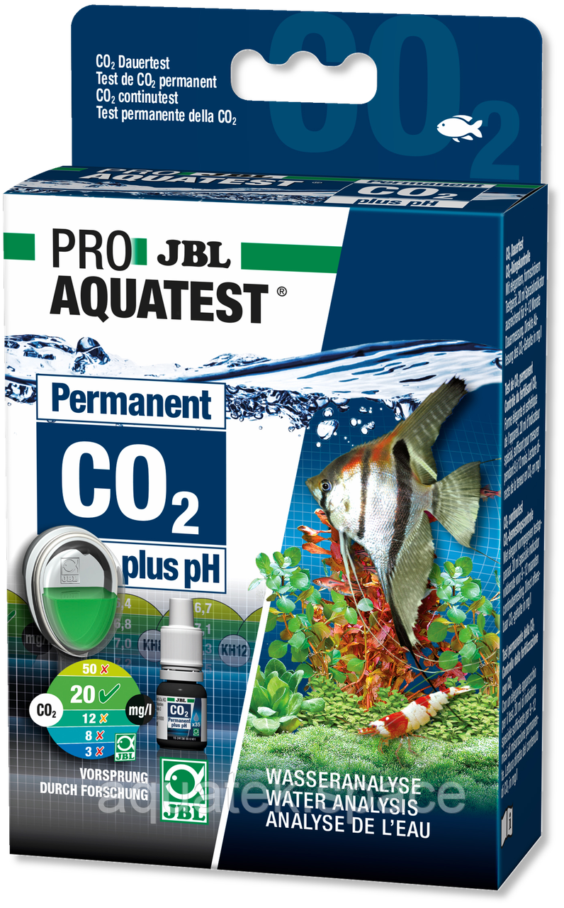 Тест для определения pH и CO2 в пресноводных аквариумах JBL PROAQUATEST CO2-pH Permanent - фото 1 - id-p1155133563