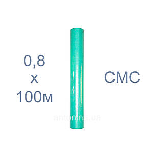 Одноразові простирадла блакитні 0,8х100м, СМС