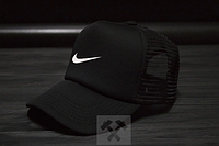 Спортивная кепка Nike, Найк, тракер, летняя кепка, мужская, женская, черного цвета,