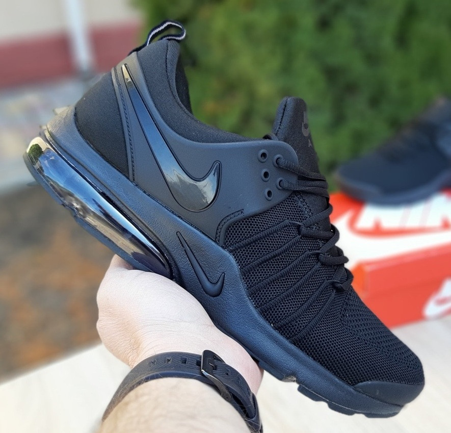 Чоловічі кросівки Nike Air Presto весна-осінь демісезонні чорні літні. Живе фото. топ