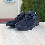 Чоловічі кросівки Nike Air Presto весна-осінь демісезонні чорні літні. Живе фото. топ, фото 6