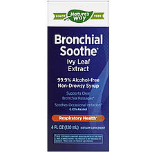 Сироп з екстрактом листя плюща Nature's Way "Bronchial Soothe Ivy Leaf Extract" для лікування кашлю (120 мл)