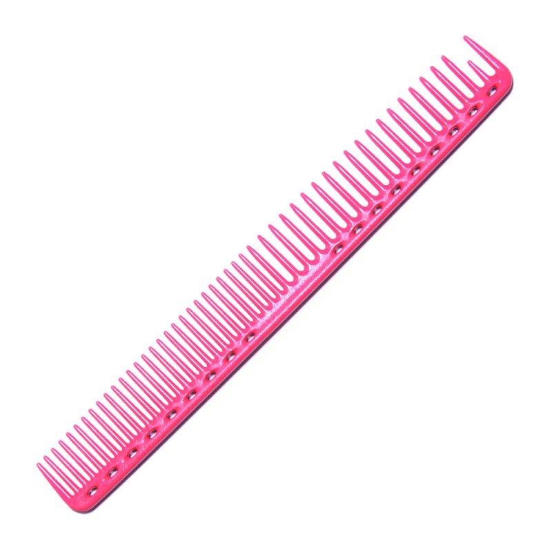 Расческа планка Y.S. Park YS-333 Pink со скругленными зубцами L=228 мм