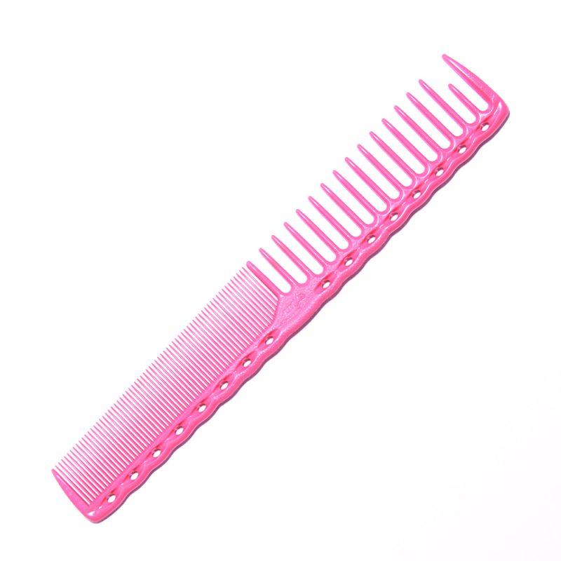 Гребінець планка Y. S. Park YS-332 Pink із закругленими зубцями L=185 мм