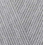 Alize DIVA (Алізе Діва) № 355 сірий (Пряжа, нитки для в'язання), фото 2