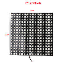 Светодиодная матрица WS2812 16*16 led черная