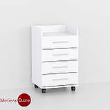 Органайзер офісний комод, тумба на 4 ящики G0036, фото 3