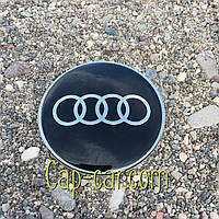 3D-наклейки для дисків з емблемою Audi (Ауді) 65 мм. Ціна вказана за комплект наклейок із 4 штук.