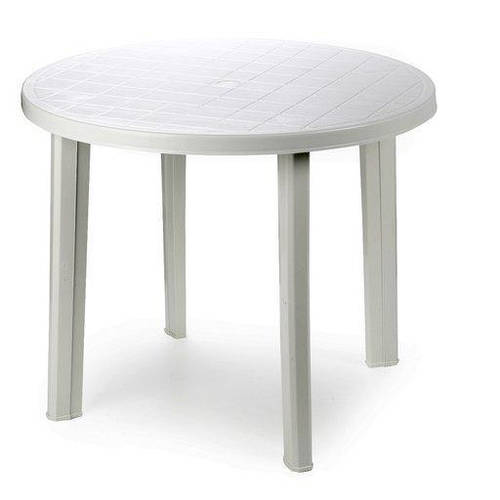 Пластиковый круглый стол для сада Tondo D90 белый, цена 799 ₴: купить ...