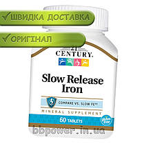 Залізо 21st Century Slow Release Iron 60 таб, фото 2