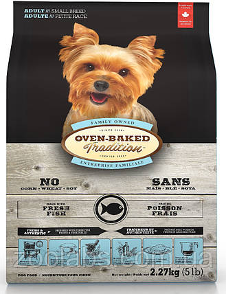 Корм Oven Baked Tradition для собак дрібних порід з рибою | Oven Baked Tradition Small Dog Breed Fish 2,27 кг, фото 1