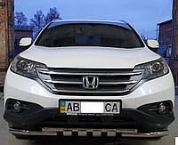 Защита переднего бампера (ус двойной SHARK) Honda CR-V с 2012-2015