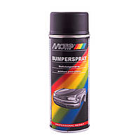 Краска для пластика черная MOTIP Bumper Spray (аэрозоль 400мл) 04073