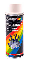 Краска термостойкая белая Motip Heat Resistant 800°C аэрозоль 400мл. 04036