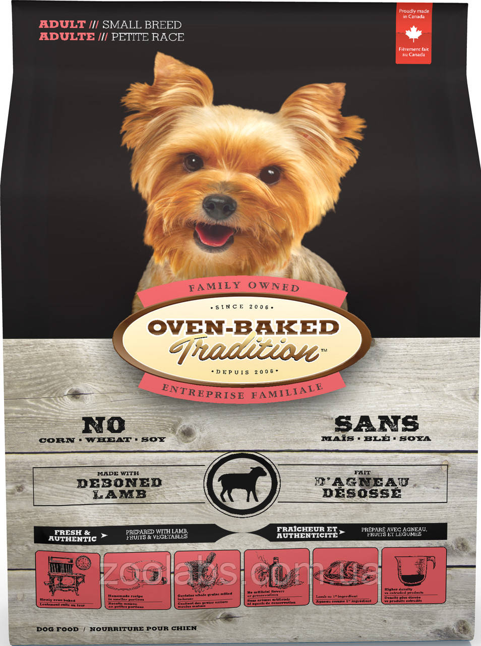 Корм Oven Baked Tradition для собак дрібних порід з ягня | Oven Baked Tradition Dog Small Breed Lamb 1 кг