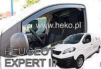 Дефлекторы окон (вставные!) ветровики Peugeot Expert 3 +Traveller 2016-2021 2шт., HEKO, 12264