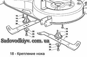 Кріплення ножа Oleo-Mac traktor 92C/13,5 (Emak G25463200ЕО)