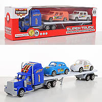 Трейлер інер-ий 41см,2 машинки,від 10см,в кор-ці,42,5х11,5х7,5см №480-7-8(72)