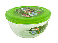 Форма для запікання "Pyrex. C&S" 0,5л 14см скло круг з кришкою №23313(6)