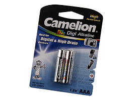 Батарейки Camelion Digi Alkaline LR-03/блістер 2шт (12)(144)