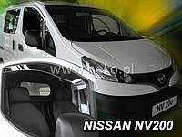 Дефлекторы окон (вставные!) ветровики Nissan NV200 2009- 2шт., HEKO, 24275