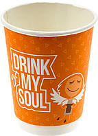 Стакан паперовий двошаровий 250мл мікс(20)(800)