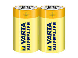 Батарейки Varta Superlife R-14/блістер 2шт (12)(60)