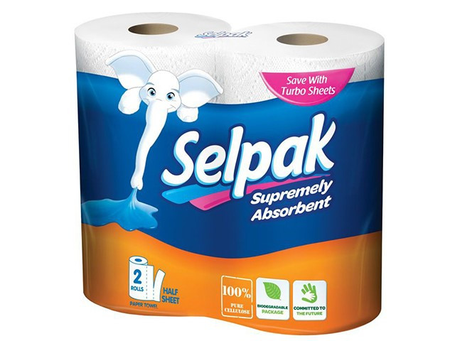 Рушник паперовий Селпак (2шт) №5129/5029(12)