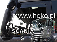 Дефлекторы окон (вставные!) ветровики Scania S R Seria 2016-, HEKO, 28704