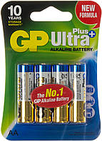 Батарейки GP Ultra Plus 15AUPHM-2UE4 LR-06/блістер 4шт (10)(80)
