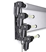 Електрична система кріплення 4 паперових фонів на стіну/склянку Visico B-4WE (тримач для фотостудії), фото 5