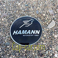 3D-наклейки для дисків з емблемою BMW Hamann (БМВ Хаман) 65 мм. Ціна вказана за комплект наклейок із 4 штук.