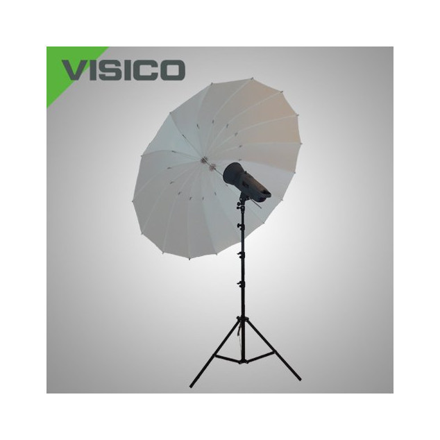Фотозонт Visico AU150-C (180 см) білий просвітний параболічний, фото 1