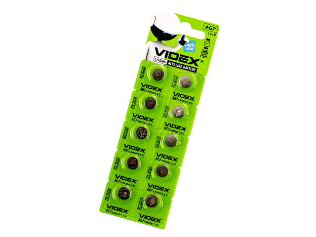 Батарейка Videx AG7/10bl(LR926/LR927)(10)(100)