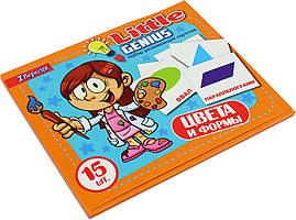 Набір дитячих карток "1В" "Кольори і форми" 15шт (рос) №951303