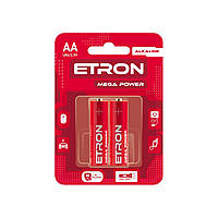 Батарейки Etron Mega Power LR-06/блістер 2шт (12)(120)