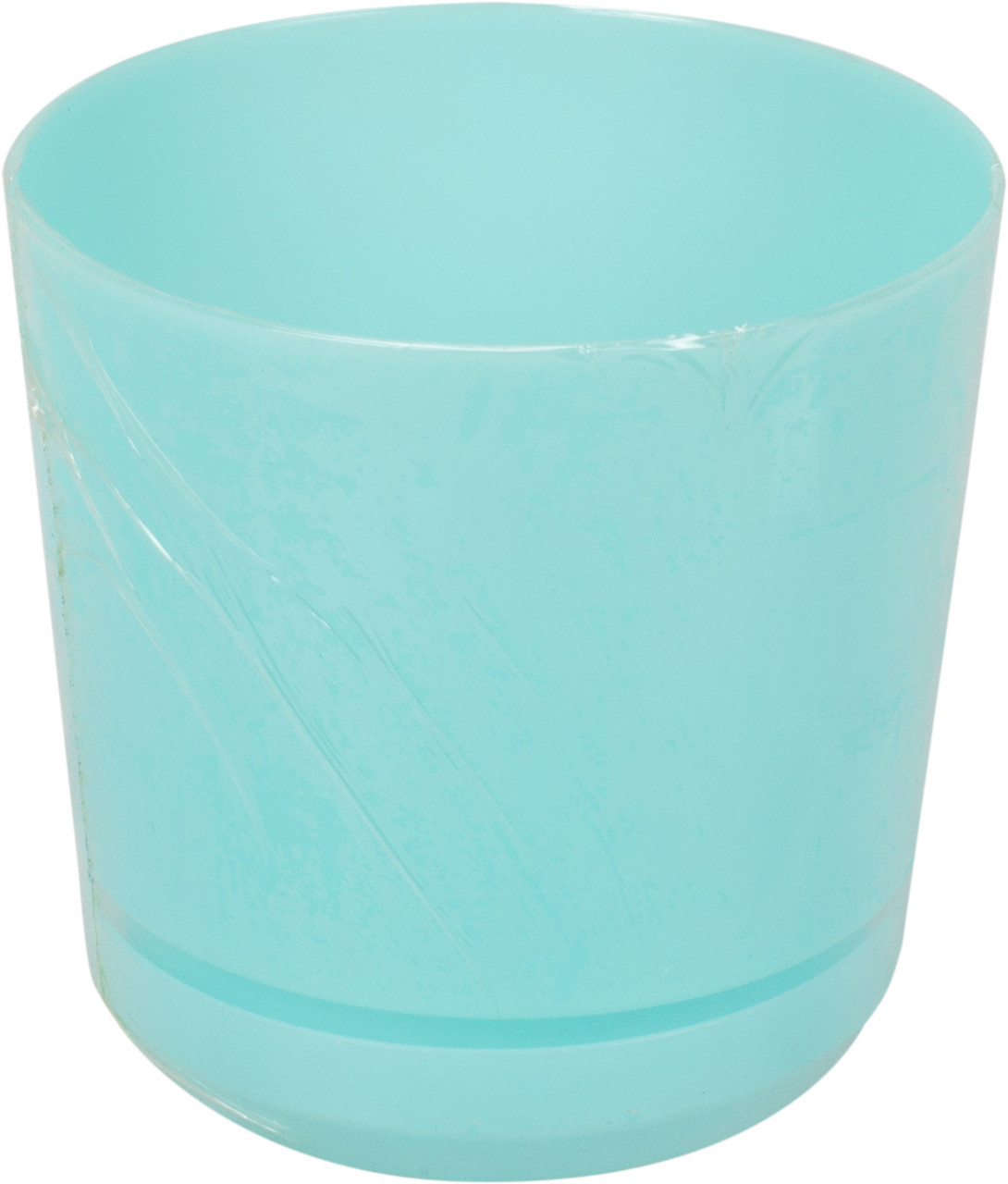 Горщик квітковий пластиковий d125мм-104,v-1,4л бірюзовий(10)