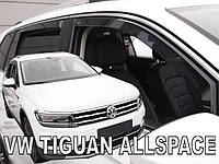 Дефлектори вікон (вітровики) Volkswagen Tiguan II 2016-2021 / вставні, 4шт/, HEKO, 31007